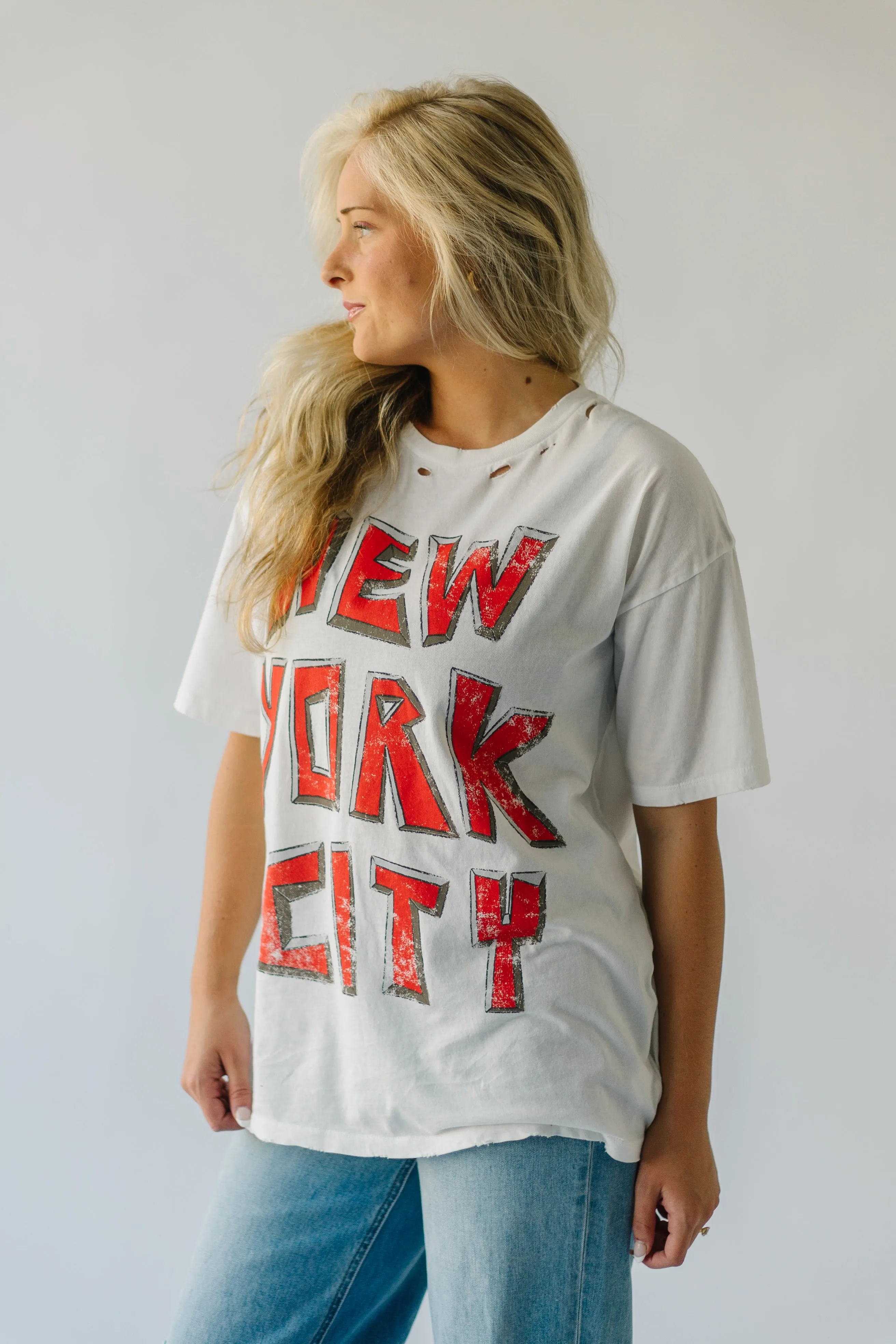 The New York City Graphic Tee in Ivory