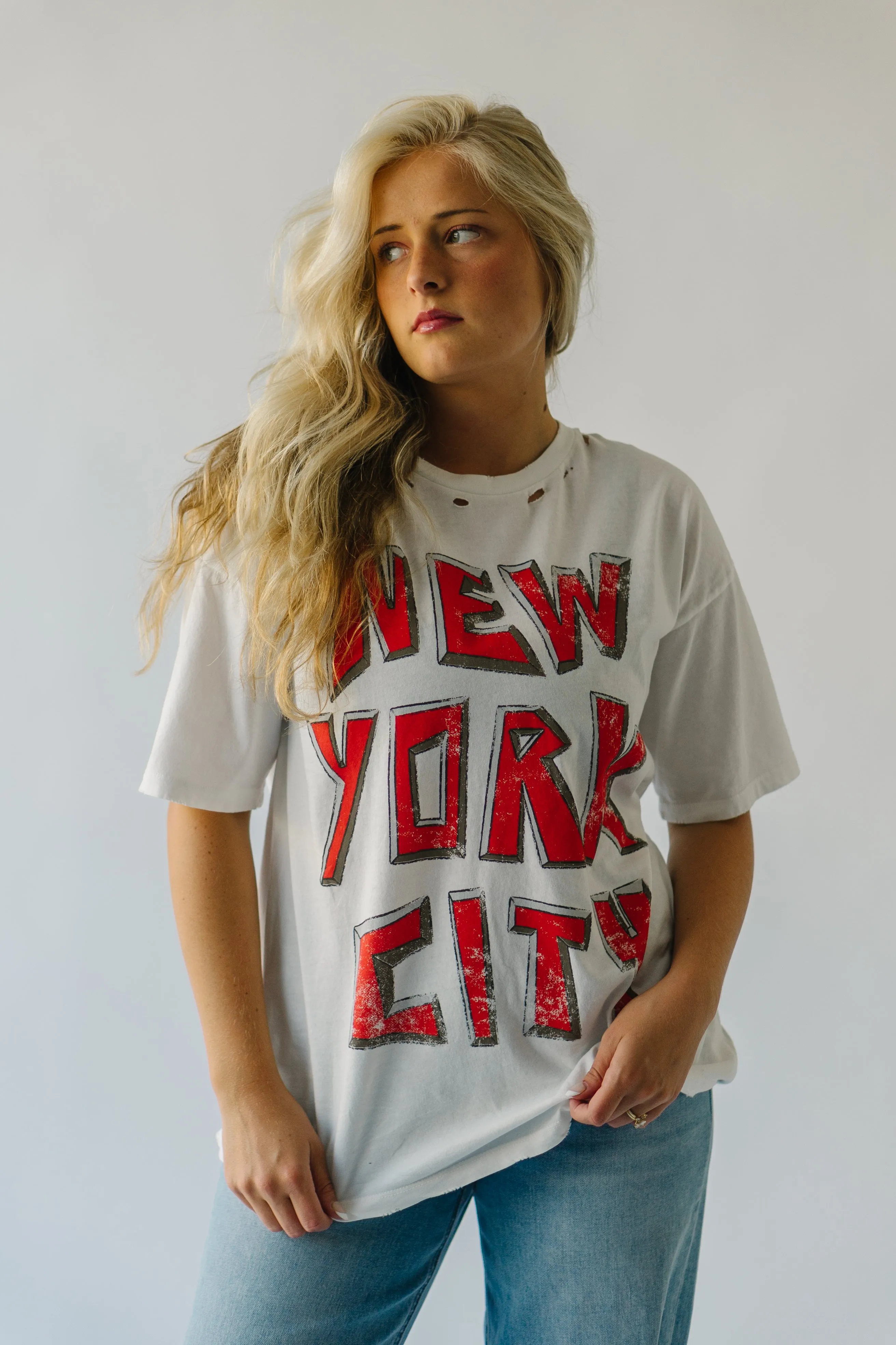 The New York City Graphic Tee in Ivory