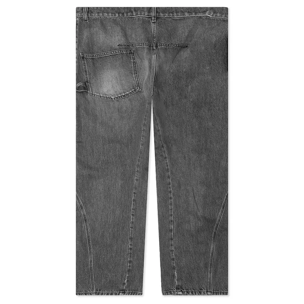 Twisted Workwear Jeans - Grey