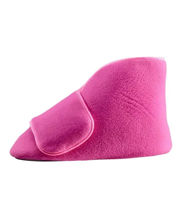 Unisex Wide Easy-On Fleece Bootie Slipper