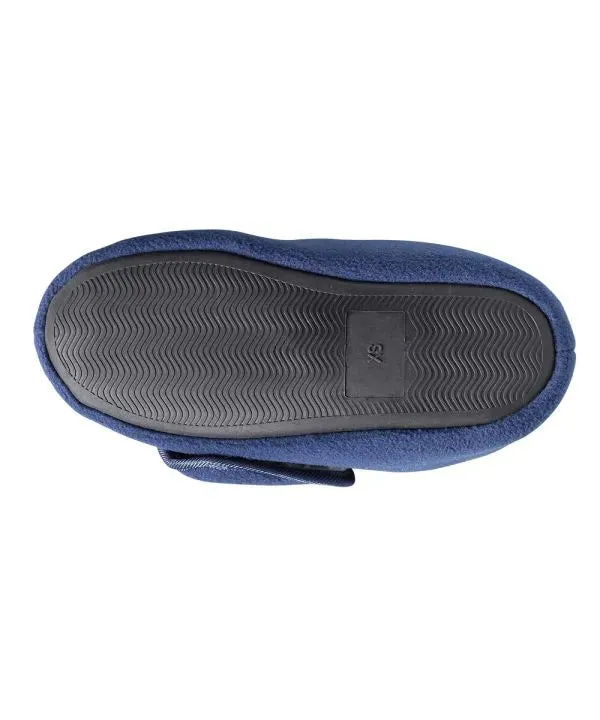 Unisex Wide Easy-On Fleece Bootie Slipper