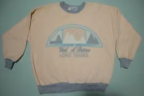 Val d' Isere Alpes France Vintage Club Land Sea Ski Resort Sweatshirt