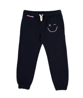 Vintage Havana Girls Jogger Smiley Embroidery