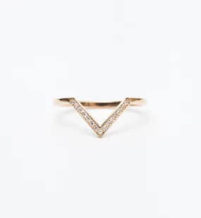 White Diamond Chevron Bea Band