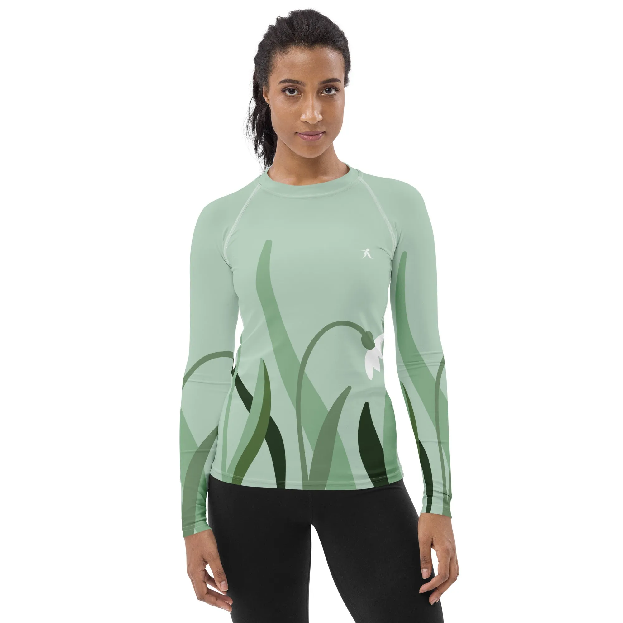 Women's Floral Rash Guard