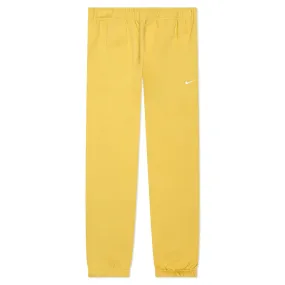 Women's Solo Swoosh Fleece Pants - Yellow